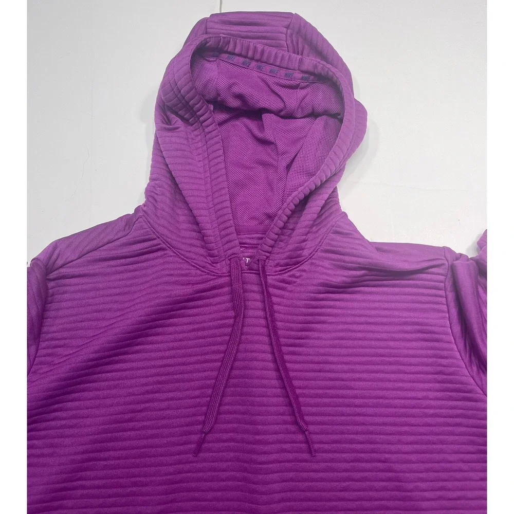Women's Nike Dry Training‎ Veneer Quilted PullOver Hoodie 860136-550  size XL
